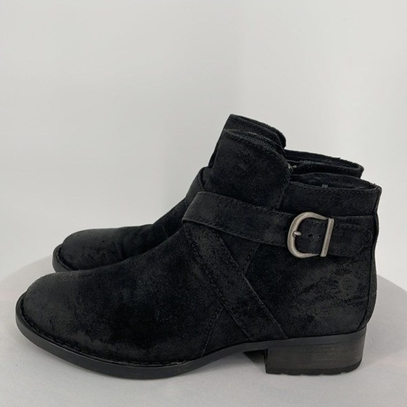 Born Women's Trinculo Leather Black Ankle-High Leather Boot - 8 - Picture 4 of 12